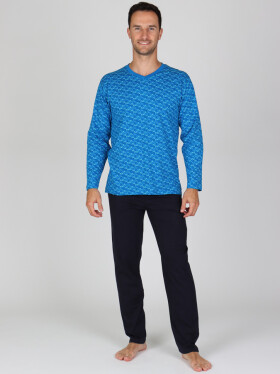 EVONA a.s. Pánské dlouhé pyžamo P ZANE - P ZANE M