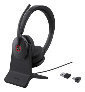 Yealink BH74 (MS Teams) černá / Stereo náhlavní souprava / mikrofon / stojánek / Bluetooth 5.3 / USB-A/C dongle (1208682)