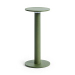 HAY Stmívatelná LED lampa Host 220 Olive, zelená barva, kov, plast