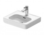 DURAVIT - Soleil by Starck Umývátko 45x38 cm, s přepadem, otvor pro baterii, bílá 0744450000