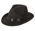 Gangsterský klobouk černý pro dospělé