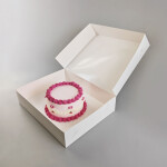 Cake star krabice na roládu JOY bílá nepromastitelná 35x45x10cm balení 10ks