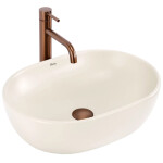 REA - Umyvadlo na desku Focus Creme REA-U3229