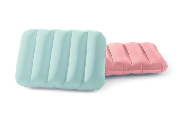 Polštářek gumotextilní nafukovací 43x28x9cm 2 barvy 3+ - Alltoys Intex