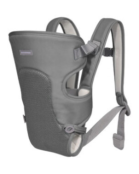 KikkaBoo Nosítko Myra Mesh Grey / Vhodné pro děti od 3 měsíců do 9 kg (31108010075KB)