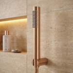 REA - Sprchová hlavice JS-018 BRUSH COPPER REA-07053