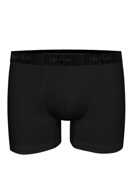 Pánské boxerky John Frank JFBBLKLONG01 XL Černá