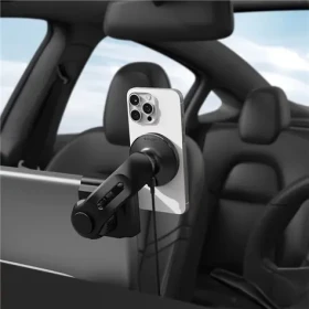 Spigen Tesla TapLock MagSafe Car Mount Charger černá / bezdratová nabíječka / držák na telefon do auta (ACP07870)