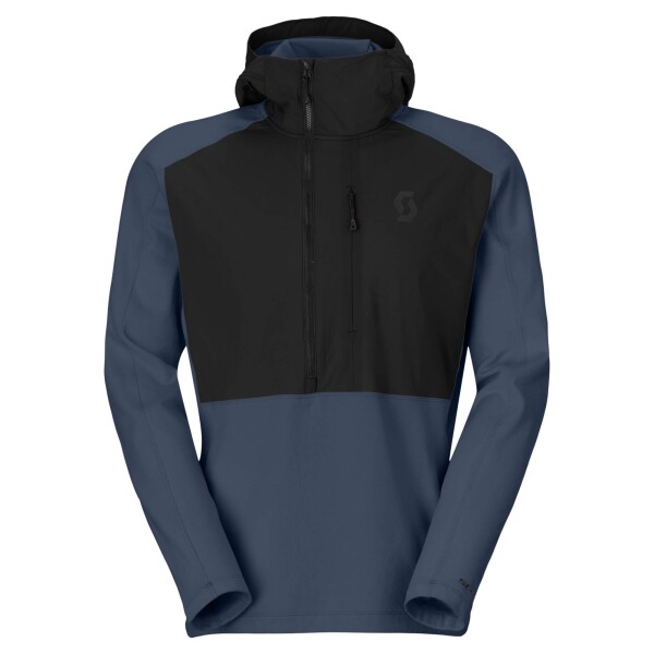 SCOTT Hoody M's Defined Mid Pullover, Black/Dusk Blue (vzorek) velikost: M