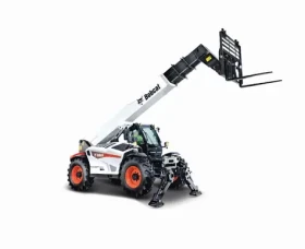 Bburago Construction Bobcat Teleskopický manipulátor s paletovými vidlemi + paleta 1:50