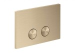 AXOR - FlushPlate Ovládání splachování, kartáčovaný bronz 42530140