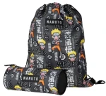 CUREPINK Set batoh a penál Naruto / Barelový penál na tužky / Motiv postav Naruto (97BW1BNAREPM)