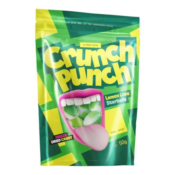 Crunch Punch Lemon Lime Starballs 50g