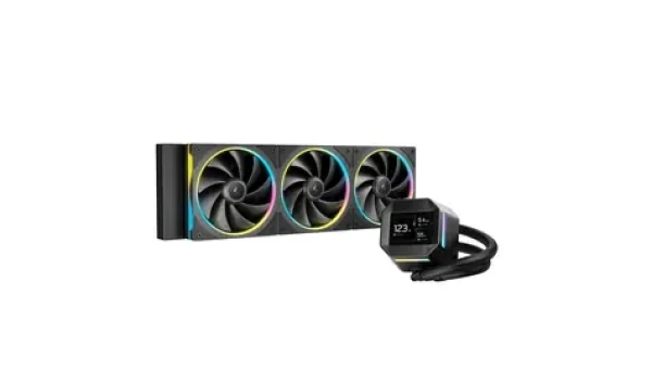 DEEPCOOL LM360 ARGB černá / AIO vodní chladič CPU / 3x 120mm / 2.4" IPS displej / AMD + Intel (R-LM360-BKDMMC-1)