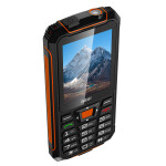 EVOLVEO StrongPhone Z6 černo-oranžová / 2.8" / 2MP / Dual-SIM / IP68 (SGM SGP-Z6-BO)