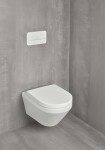 VILLEROY & BOCH - Architectura Závěsné WC se sedátkem SoftClosing, TwistFlush, alpská bílá 4694CL01