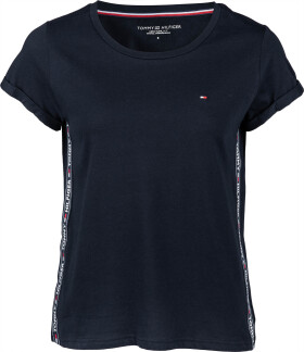 Dámské krátké tričko UW0UW01374 tmavě modré - Tommy Hilfiger M