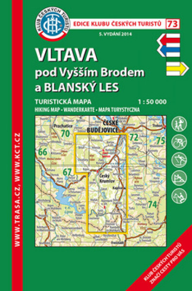 KČT 73s. Vltava pod Vyšším Brodem 5.vyd.2014