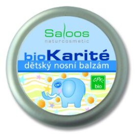 Bio Karité DĚTSKÝ NOSNÍ balzám 19ml Saloos