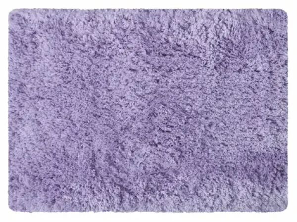 MSV MICROFIBER levandulová / Koupelnová předložka / 40 x 60 cm / mikrovlákno / protiskluzová