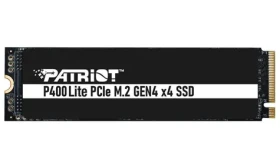 Patriot P400 Lite 1TB černá / SSD / M.2 2280 / R: 3500MBs / W: 2700MBs / PCIe Gen 4 (P400LP1KGM28H)