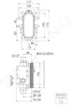 STEINBERG - Montážní tělesa Montážní těleso pro baterie pod omítku 010 2110 3