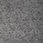 Židle jídelní, šedá látka, kovové nohy, broušená nerez.