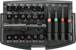 YATO Sada bitů s adaptérem 1/4" / Sada bitů / 23 ks / adaptér 60 mm / ocel AISI S2 (YT-04621)
