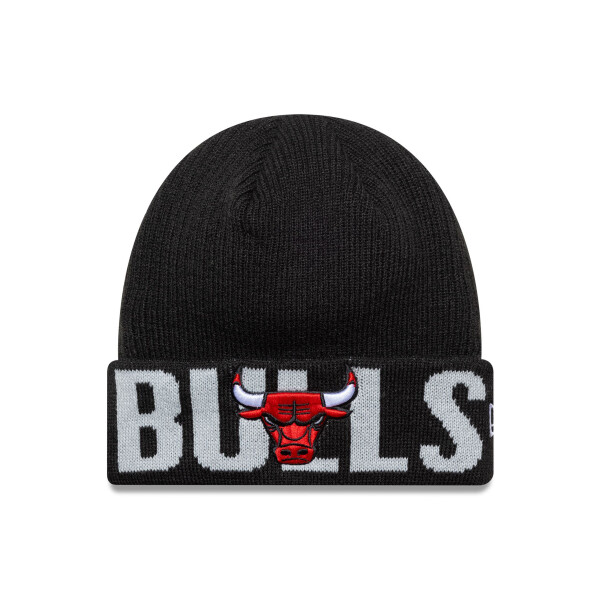 New Era Pánská zimní čepice Chicago Bulls NBA Knit medium Wordmark beanie