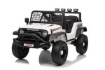 Mamido Elektrické autíčko Speed Offroad bílé | 4x45W | EVA kola | 12V 7Ah | EKO kůže