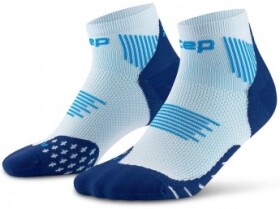 CEP dámské kotníkové běžecké kompresní ponožky 5.0 - ice/blue Velikost: III (EUR 37-40)