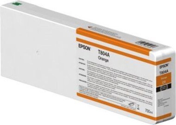 Epson originální cartridge T804A00 UltraChrome HDX / 700ml / Oranžová (C13T804A00)