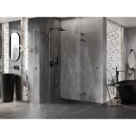 MEXEN/S - Lunar L Duo sprchový kout dveře křídlové 95 x 95, transparent, grafit metal 834L-095L-095P-95-00