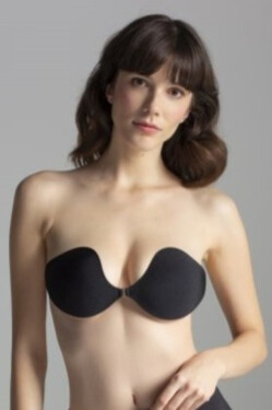 Samodržící dámská podprsenka INVISIBLE BEAUTY BRA 02 černá D