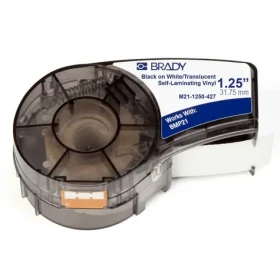 BRADY BMP21 Series páska pro označování kabelů / černobílá / 4.26m x 30.5mm / pro BMP21 a IDPAL (M21-1250-427)