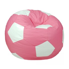 FRONTI Sedací vak - míč 100 cm - růžová + bílá