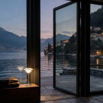 Louis Poulsen Přenosná lampa PH 1/1 Portable Chrome, stříbrná barva, sklo, kov