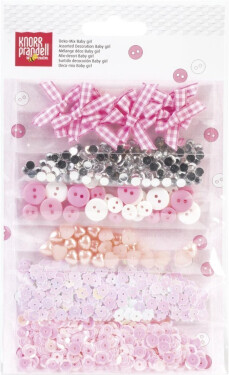 Knorr Prandell Sada dekorací Baby růžové