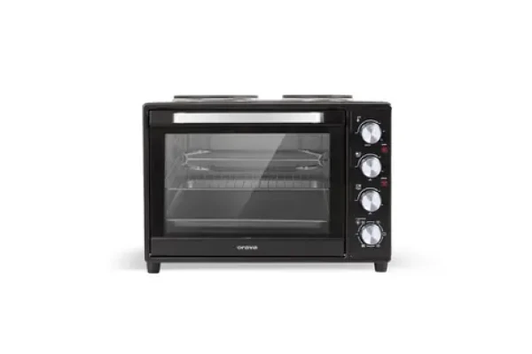 Orava Elektra-X5 šedá / Elektrická trouba s dvojplotýnkou 38 l (Elektra-X5)