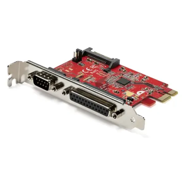 StarTech PCIe karta se sériovým a paralelním portem / Řadič portů / PCIe / Asix AX99100 (PEX1S1P950)