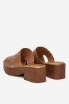 Pantofle Lasocki WI16-2356-01 Přírodní kůže (useň) - Lícová