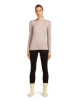 ICEBREAKER Wmns 200 Oasis LS Crewe Flock AOP, Summit/Snow/Aop velikost: M