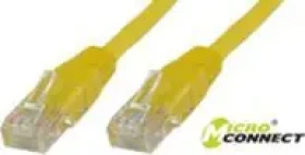 MicroConnect CAT5e U/UTP 1m žlutá / PVC (UTP501Y)
