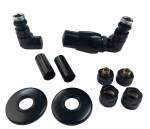 HOPA - CLASSIC-SET, rohový ventil (Z2) - Barva - Černá , Varianta - Pravá RDCLASSICSETRB