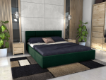 FRONTI Postel LIDIA 160x200 zelená