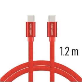 Swissten 71527206 USB-C/USB-C, 1,2m, červený