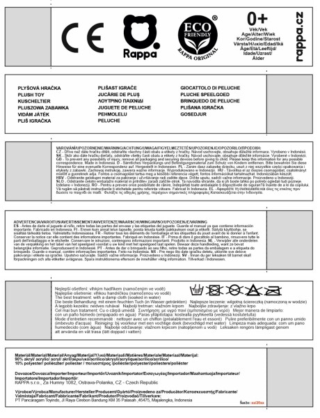 Plyšový pes bernský salašnický 28 cm, ECO-FRIENDLY