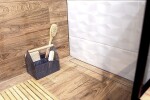 Laveo - Basso - sprchový žlab nástěnný 50 cm, nerez COB_251D