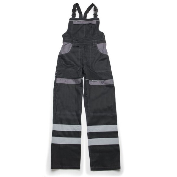 Reflexní kalhoty COOL TREND s laclem H8938 černo-šedé 58 černo-šedé