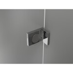 MEXEN/S - Lunar L sprchové dveře křídlové pravé 90 cm, transparent, chrom 834L-090-000-01-00-P